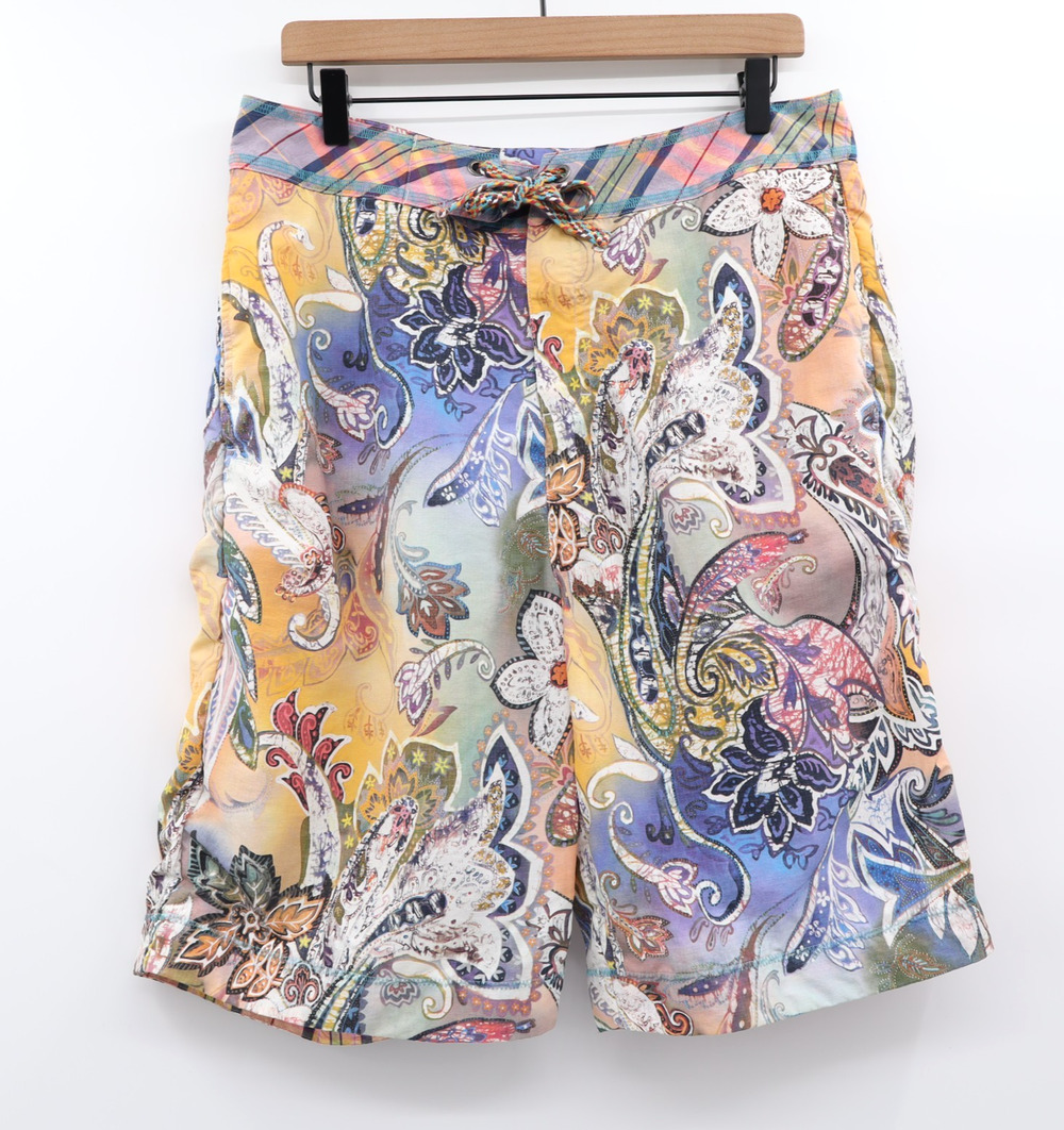 Robert Graham Sz L Shorts Swim Trunks Boardshorts Swimsuit